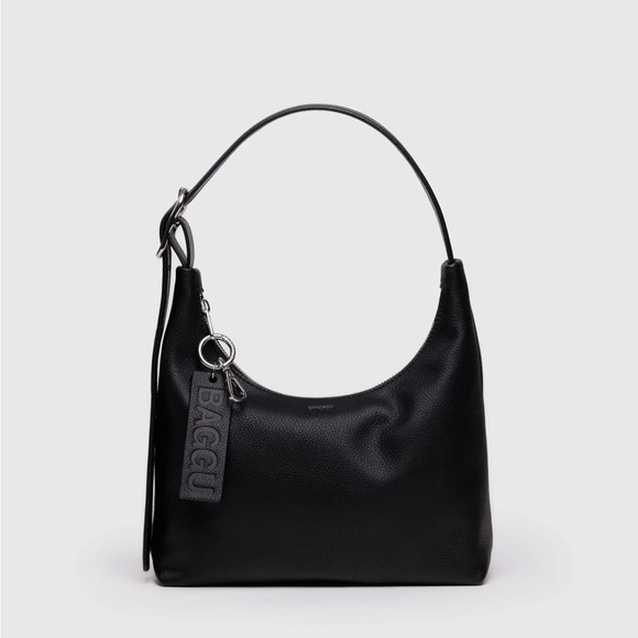 BAGGU Handbags - BAGGU Mini Recycled Leather Shoulder Bag
Black NWT NEW WITH TAGS